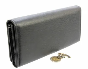 Jennifer Jones Portfel Damski Skóra Licowa Z Teksturą Długi Z Suwakiem wewnątrz 5374 - Portfele - miniaturka - grafika 4