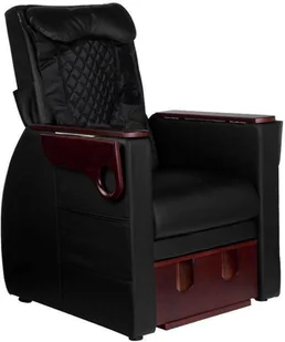 AZZURRO Fotel spa do pedicure z masażem pleców azzurro 101 czarny - Meble kosmetyczne - miniaturka - grafika 9