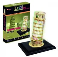 Puzzle - Cubicfun Puzzle 3D Led Krzywa wieża - miniaturka - grafika 1