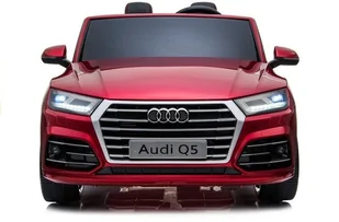 LEANToys   Pojazd na Akumulator Nowe Audi Q5 2-osobowe Czerwone Lakierowane - Pojazdy elektryczne dla dzieci - miniaturka - grafika 7