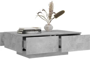 VidaXL Lumarko Stolik kawowy, szarość betonu, 90x60x31 cm, płyta wiórowa 804179 VidaXL - Ławy i stoliki kawowe - miniaturka - grafika 4