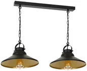 Lampy sufitowe - Luminex Żyrandol na łańcuchu IRON 2xE27/60W/230V - miniaturka - grafika 1
