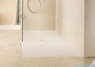 Roca Cratos 100x80 biały matowy A3740L8620 - Brodziki prysznicowe - miniaturka - grafika 4