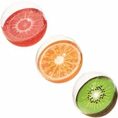 Materace dmuchane i koła do pływania - Bestway 31042 piłka Fruit Beach Ball, woda, sortowane, multicolor - miniaturka - grafika 1