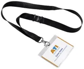 Artykuły biurowe - Durable 860001 tabliczką na nazwisko (60 X 90 MM, z taśmą tekstylną) 5 sztuki 8600-01 - miniaturka - grafika 1