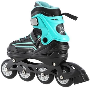 Nils EXTREME NH18190 2w1 CZARNO-NIEBIESKI ROZM.L(39-43) ŁYŻWOROLKI Z WYM. PŁ. HOKEJOWĄ EXTREME - Rolki - miniaturka - grafika 6