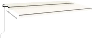 VidaXL Lumarko Automatycznie zwijana markiza, 600x350 cm, kremowa! 3069247 VidaXL - Markizy - miniaturka - grafika 3