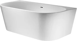 Corsan Wanna przyścienna wolnostojąca E030 Mono 170 cm z wykończeniem białym 648981 - Wanny - miniaturka - grafika 6