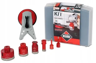 Zestaw 6 koronek na sucho Rubi Drygres +prowadnica - Otwornice - miniaturka - grafika 3