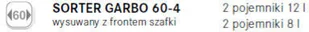 Franke Sortownik odpadów SORTER GARBO 60-4 121.0200.676 - Kosze na śmieci - miniaturka - grafika 8