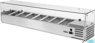 Yato WITRYNA CHŁODNICZA NADSTAWNA 8x1/4 GN YG-05323 - Szafy i witryny chłodnicze - miniaturka - grafika 4