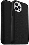 Etui i futerały do telefonów - Otterbox Strada - elegancki, odporny na upadki pokrowiec ochronny z prawdziwej skóry do Apple iPhone 12/12 Pro, czarny 77-65420 - miniaturka - grafika 1