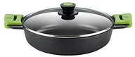 Patelnie - BRA Prior niskie garnek z pokrywką szklaną i uchwytami silikonowe, 28 cm A400528 - miniaturka - grafika 1