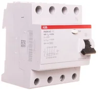 Bezpieczniki elektryczne - ABB Wyłącznik różnicowoprądowy 4P 40A 0,03A typ AC FH204 AC-40/0,03 2CSF204002R1400 - miniaturka - grafika 1