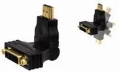 Złącza, przejściówki, adaptery - mumbi HDMI na DVI Adapter  wtyczka pozłacana + certyfikowane  DVI-D (24 + 1) do gniazda HDMI Adapter (-bieg)/Full HD 1080p 4250261412999 - miniaturka - grafika 1