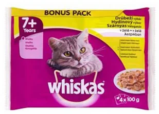 Whiskas Drobiowe danie w galaretce saszetka 3x(4x100g) + DREAMIES Snacky Mouse 60g z zabawką ! - Mokra karma dla kotów - miniaturka - grafika 7