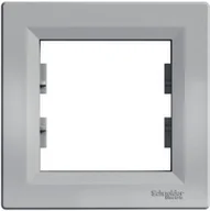Klawisze i ramki - Schneider Ramka 1 krotna ASFORA aluminium EPH5800161 - miniaturka - grafika 1