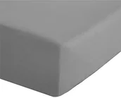 Prześcieradła - Catherine Lansfield deska do wolnego prześcieradło z gumką perkal King prześcieradło z gumką, szary BD-18277-W-KFD-GY - miniaturka - grafika 1