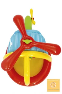 Bestway Dmuchany helikopter Fisher Price z piłkami - Materace dmuchane i koła do pływania - miniaturka - grafika 5