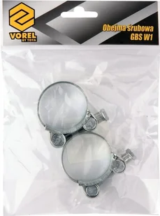 VOREL Obejma opaska śrubowa zaciskowa ocynkowana GBS W1 35-38mm 2szt - Akcesoria do urządzeń ogrodniczych - miniaturka - grafika 2