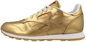 Buty sportowe damskie - Reebok CL Leather Metallic BS8944 złoty - miniaturka - grafika 1