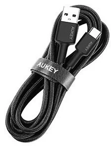 AUKEY CB-CA2 OEM KABEL USB-C QC 2M 3A 60W NYLON CB-CA2 OEM - Kable komputerowe i do monitorów - miniaturka - grafika 6