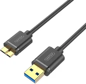 Kable USB - Unitek Kabel USB USB3.0 micro b USB 1m Y-C461GBK - miniaturka - grafika 1