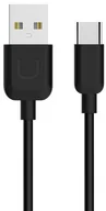 Kable USB - USAMS Kabel U-Turn USB-C 1m czarny/black 2A TCUSBXD01 (US-SJ099) - miniaturka - grafika 1