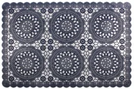 Obrusy i serwetki - UNIGLOB Podkładka na stół BISETTE prostokątna 44 x 30 cm granatowa - miniaturka - grafika 1