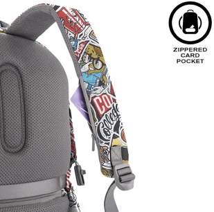 XD Design Plecak antykradzieżowy miejski XD Design Bobby Soft Art Art - graffiti P705.868 - Plecaki - miniaturka - grafika 13