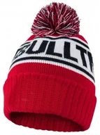 Czapki dla dzieci - Pit Bull sklep CZAPKA ZIMOWA Z POMPONEM PIT BULL FLEMING II RED - miniaturka - grafika 1