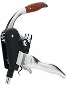 Koce - LAGUIOLE - korkociąg z dźwignią Cremallire - aluminium i drewno - z wymiennym obrotem - pudełko na prezent - metal, aluminium, drewno - czarny, brązowy - miniaturka - grafika 1