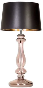 4concepts Stojąca LAMPA nocna VERSAILLES TRANSPARENT COPPER L204461228 abażurowa LAMPKA sypialniana biała L204461228 - Lampy stojące - miniaturka - grafika 2