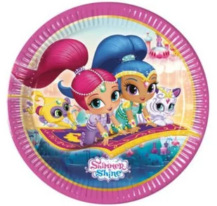 Procos Talerzyki papierowe "Shimmer &amp Shine" PROCOS 23 cm 8 szt 89943 - Naczynia i sztućce jednorazowe - miniaturka - grafika 2