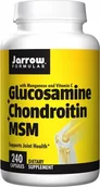 Witaminy i minerały dla sportowców - JARROW FORMULAS JARROW FORMULAS Glucosamine+Chondroitin+MSM 240caps - miniaturka - grafika 1