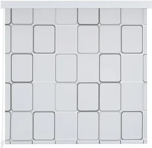vidaXL Roleta prysznicowa 100 x 240 cm, wzór w kwadraty - Rolety - miniaturka - grafika 3