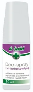 Dr Seidla Dr Seidel Deo-Spray Z Chlorheksydyną - Higiena Jamy Ustnej 50Ml - Higiena jamy ustnej zwierząt - miniaturka - grafika 6