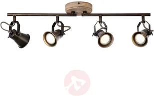 Brilliant Spot sufitowy Seed, 4-punktowy, czarny - Lampy sufitowe - miniaturka - grafika 3