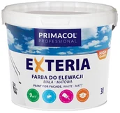Farby zewnętrzne - Primacol Farba fasadowa Exteria bia$23a 3 l - miniaturka - grafika 1