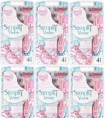 Maszynki do golenia i wkłady - Gillette Maszynki Simply Venus 3 6x4PAK Dla Kobiet - miniaturka - grafika 1