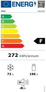 Smeg Universale C41721F - Lodówki do zabudowy - miniaturka - grafika 3