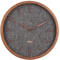 Zegary - Karlsson Zegar ścienny Canvas melange black by KA5823BK - miniaturka - grafika 1
