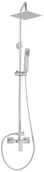 Zestawy prysznicowe - Ferro Kolumna prysznicowa z baterią chrom Lippi Eco - miniaturka - grafika 1