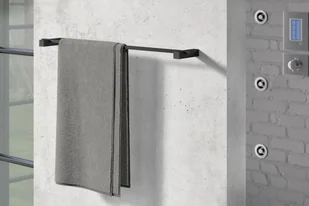 Zack CARVO Reling Łazienkowy na Ręczniki 65,8 cm Czarny 40502 - Wieszaki łazienkowe - miniaturka - grafika 3