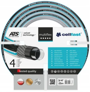Cellfast Wąż ogrodowy MULTIFLEX 25m 3/4 (13-220) - Węże ogrodowe i zraszacze - miniaturka - grafika 3