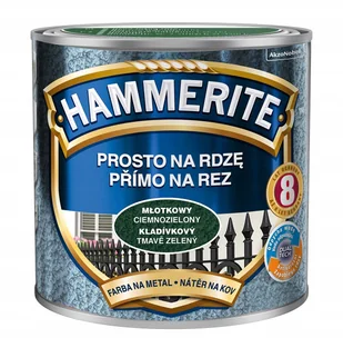 Hammerite Hammerite Emalia antykorozyjna ciemnozielona młotkowa 250 ml - Emalie - miniaturka - grafika 2