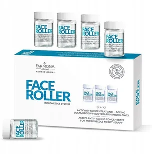 Farmona Face Roller Aktywny koncentrat anti-ageing do zabiegów mezoterapii mikroigłowej 5x5m - Pozostałe kosmetyki do pielęgnacji twarzy - miniaturka - grafika 3