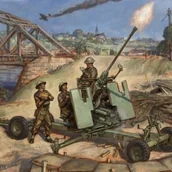 Modele do sklejania - Zvezda British Bofors 40 mm Mk-2 AA-Gun MZV-6170 - miniaturka - grafika 1