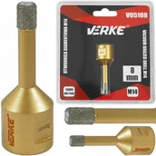 Akcesoria spawalnicze - VERKE WIERTŁO DIAMENTOWE WOLFRAMOWE 8MM OTWORNICA M14 V05108 - miniaturka - grafika 1