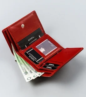 Cavaldi Mały, poziomy portfel damski ze skóry naturalnej, z ochroną RFID - Portfele - miniaturka - grafika 8